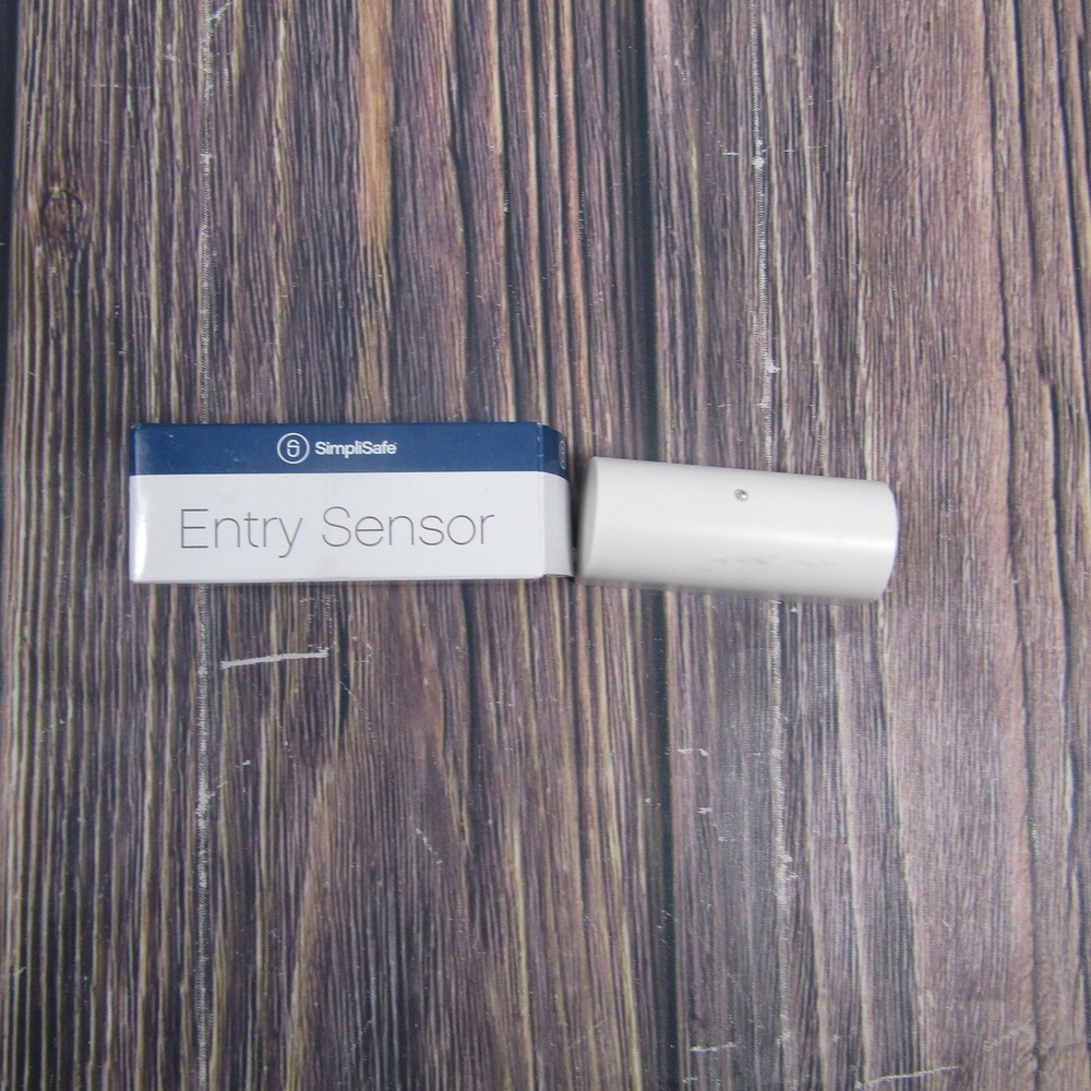 SimpliSafe Entry Sensor White‎ Wireless Indoor Door Alarm Home Security Unit
